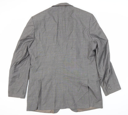 Mens UK Size 44 Burton Regular Grey Suit Jacket