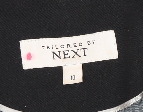 Next Women's Black Blazer Size 10 Two-Button Tailored