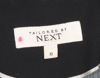 Next Women's Black Blazer Size 10 Two-Button Tailored