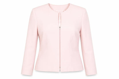 C·M·D Women's Pink Suit Jacket Size 12, Regular Fit