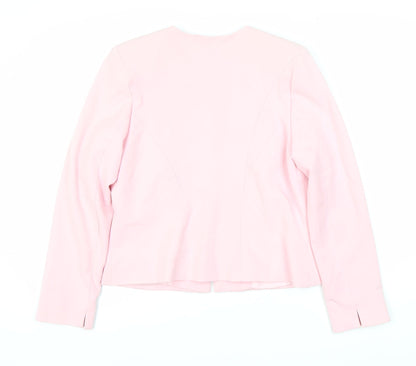 C·M·D Women's Pink Suit Jacket Size 12, Regular Fit