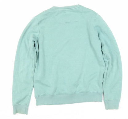 Threadbare Men's Green Crew Neck Sweatshirt S