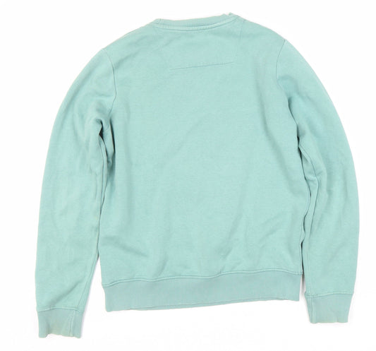 Threadbare Men's Green Crew Neck Sweatshirt S