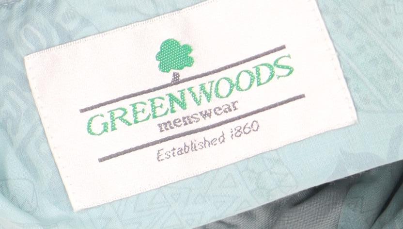 Mens UK Size L Greenwoods Blue Basic Jacket