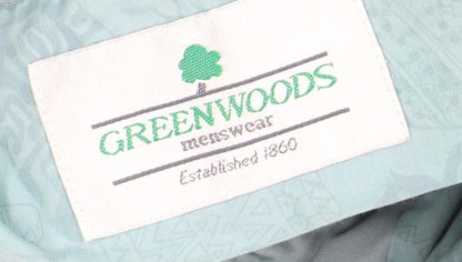 Mens UK Size L Greenwoods Blue Basic Jacket