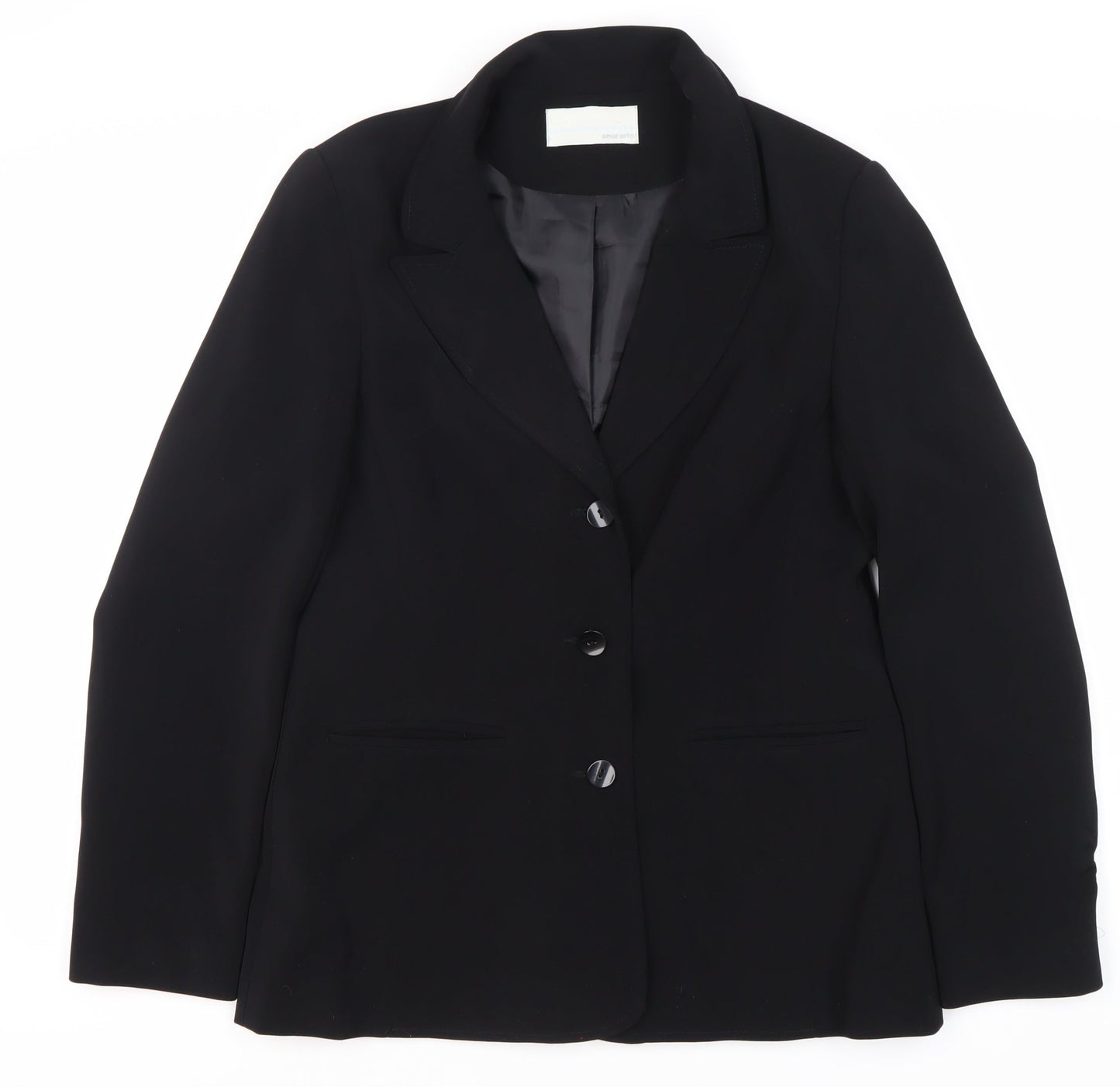 Windsmoor Women's Black Regular Notch Blazer Size 12