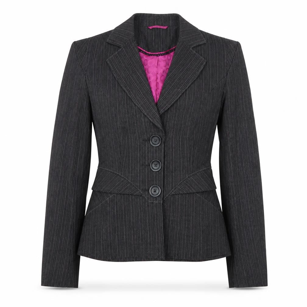 Womens UK Size 10 NEXT Petites Black Suit Jacket