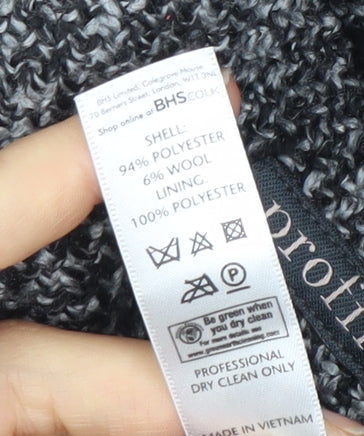 Profile Women's Grey Coat, Size 18, Polyester Wool Blend