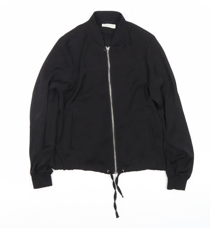 H&M Unisex Kids Black Basic Jacket M with Full Zip