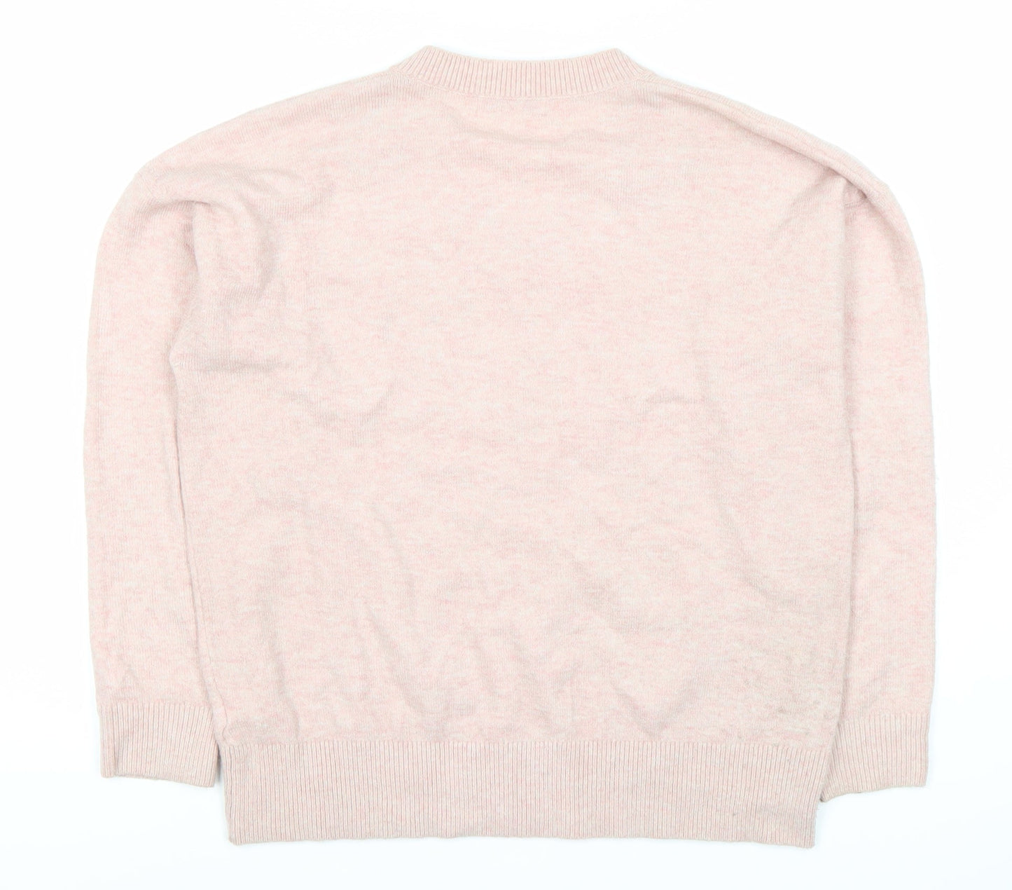 Womens UK Size M Marks and Spencer Pink Pullover Jumper
