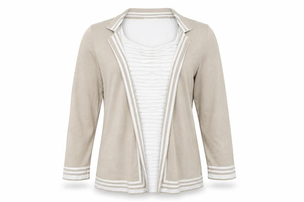 Womens UK Size 10 Per Una Beige Cardigan