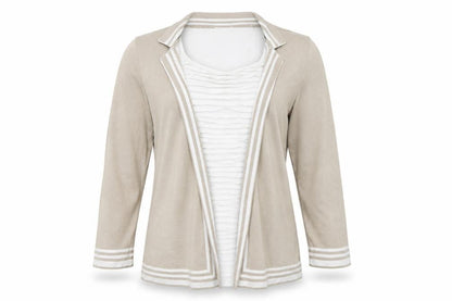 Womens UK Size 10 Per Una Beige Cardigan