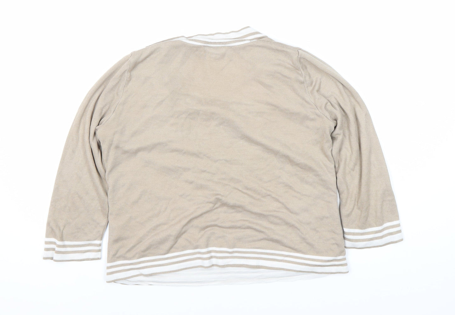 Womens UK Size 10 Per Una Beige Cardigan
