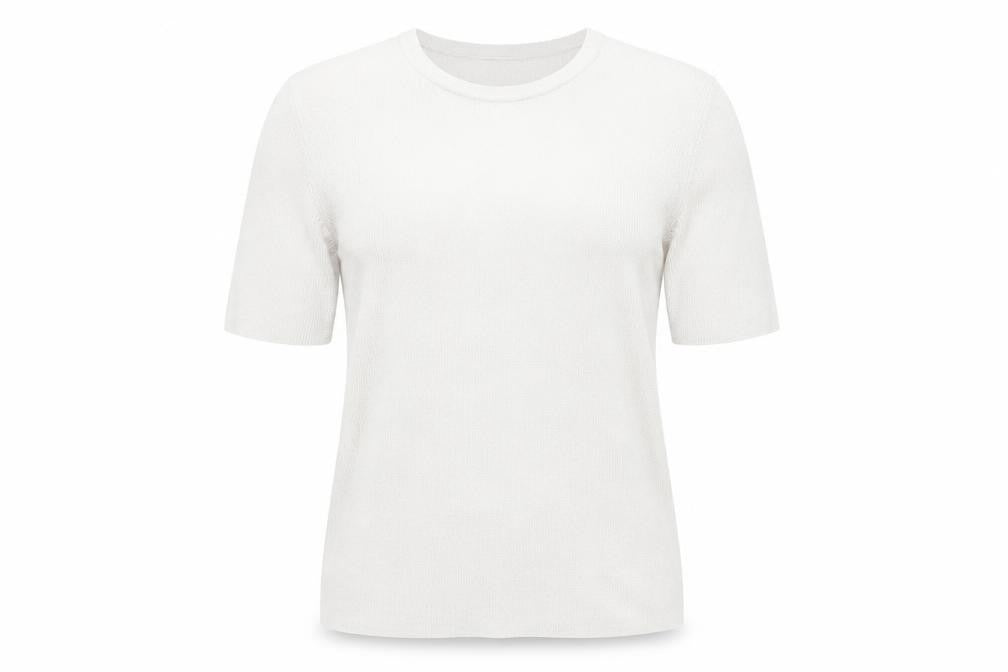 Womens UK Size M Marks and Spencer Grey Basic T-Shirt
