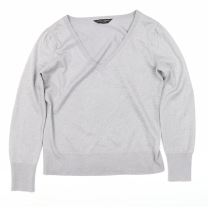 Womens UK Size 16 Dorothy Perkins Grey Pullover Jumper