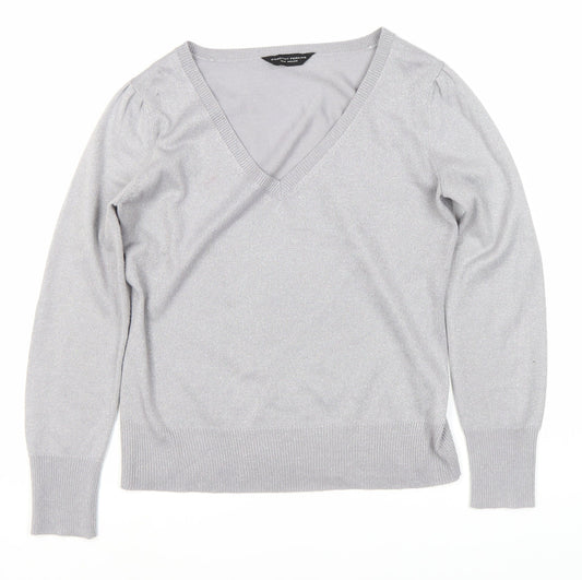 Womens UK Size 16 Dorothy Perkins Grey Pullover Jumper