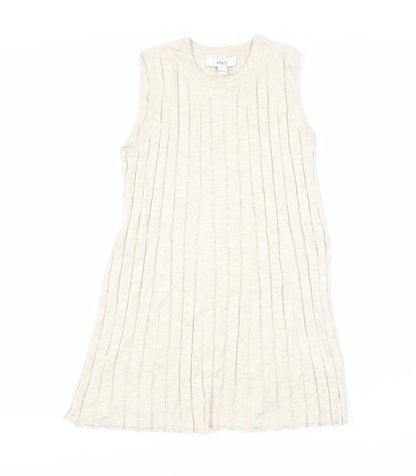 Womens UK Size S Marks and Spencer Beige Tunic Tank