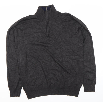 Feraud Jeans Men's Grey Pullover Jumper, Size L