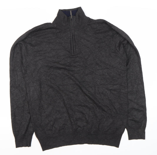 Feraud Jeans Men's Grey Pullover Jumper, Size L