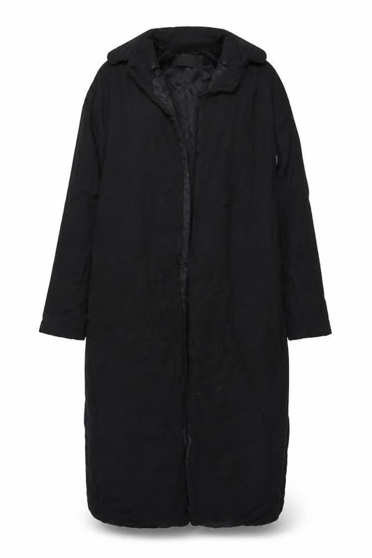 Womens UK Size XS Zara Basic Black Overcoat