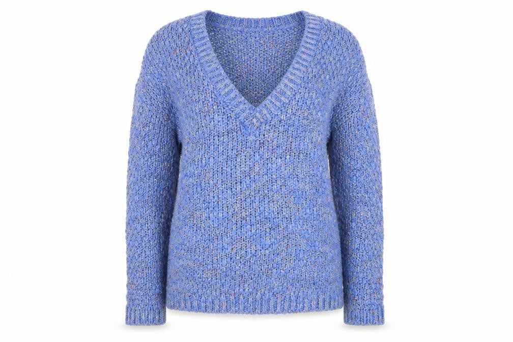 Womens UK Size M Zara Blue Pullover Jumper