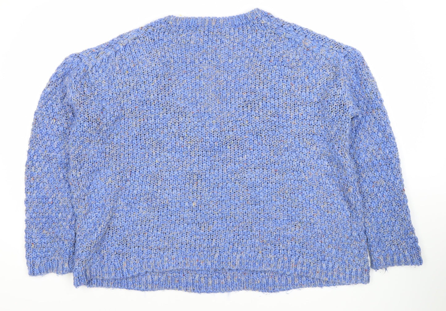 Womens UK Size M Zara Blue Pullover Jumper