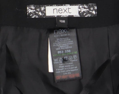 Next Women's Black Flare Skirt, Size 10, Excellent Condition