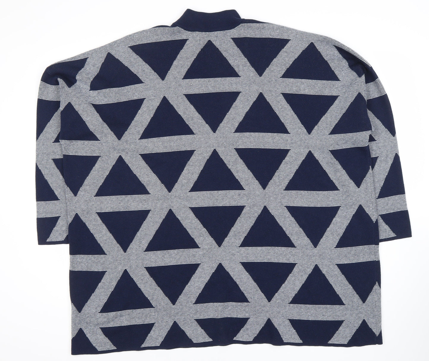 Womens UK Size M John Lewis Blue Pullover Jumper