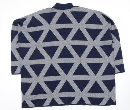 Womens UK Size M John Lewis Blue Pullover Jumper