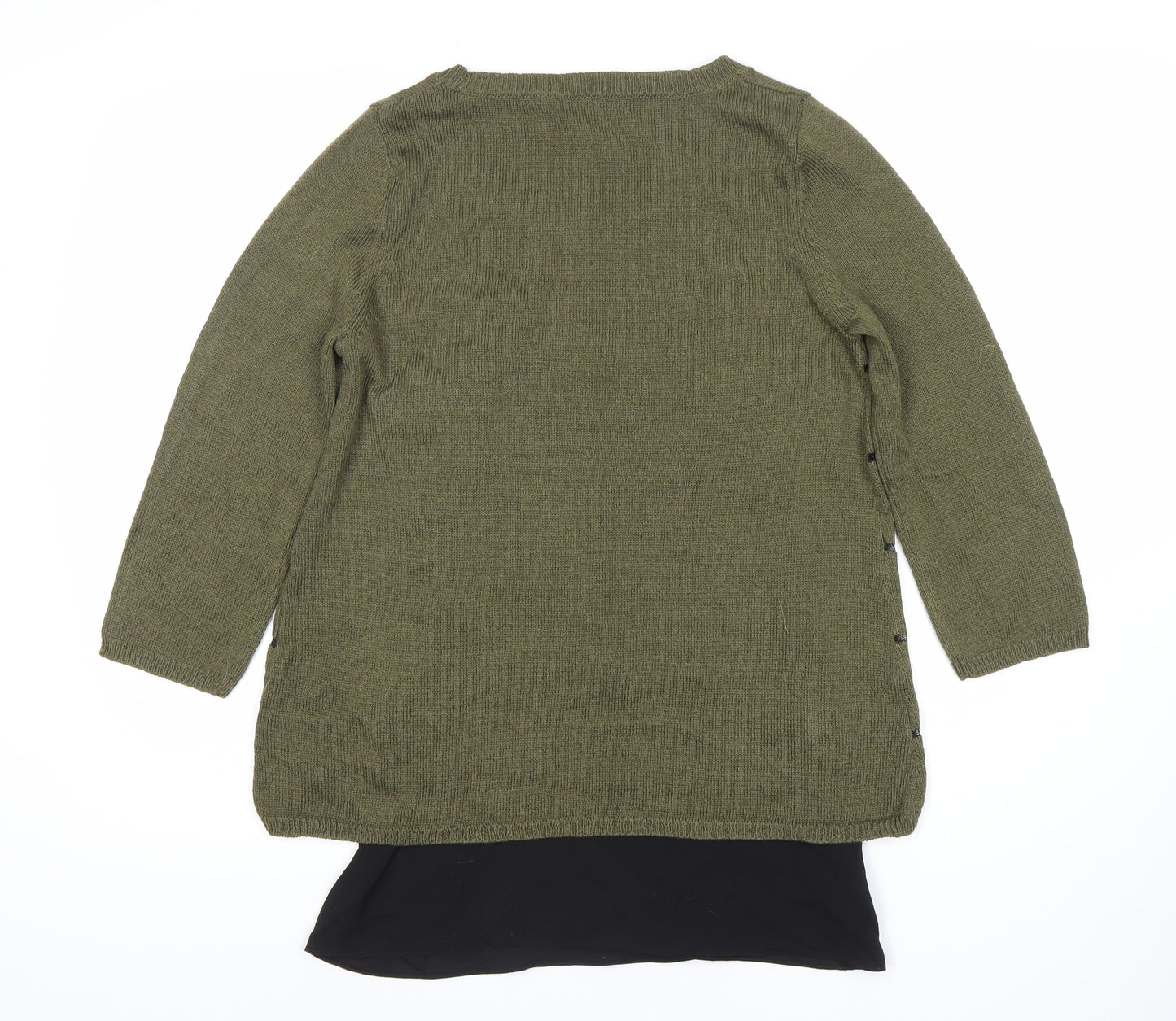 Womens UK Size 10 NEXT Green Pullover Jumper
