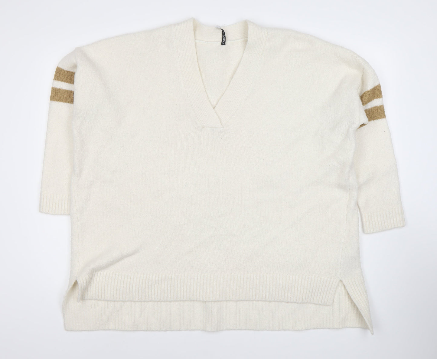 Womens UK Size 20 CAPSULE Ivory Pullover Jumper