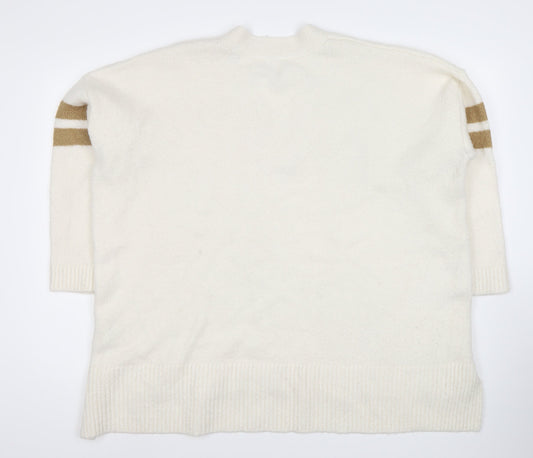 Womens UK Size 20 CAPSULE Ivory Pullover Jumper