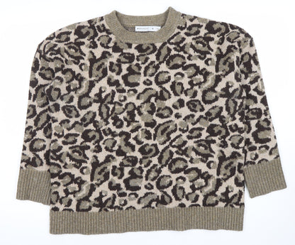 Womens UK Size M Warehouse Multicoloured Pullover Jumper