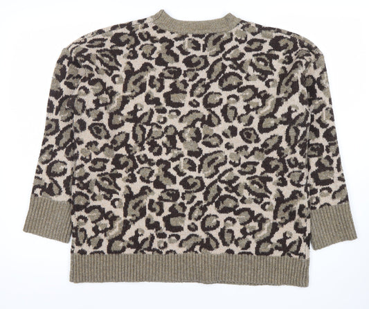 Womens UK Size M Warehouse Multicoloured Pullover Jumper