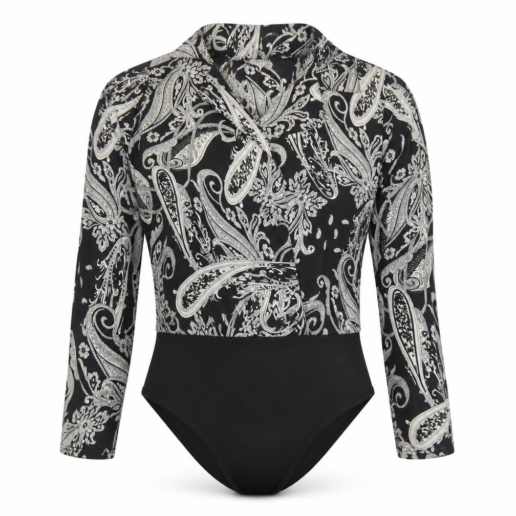 Womens UK Size 8 Quiz One-Piece Black Bodysuit