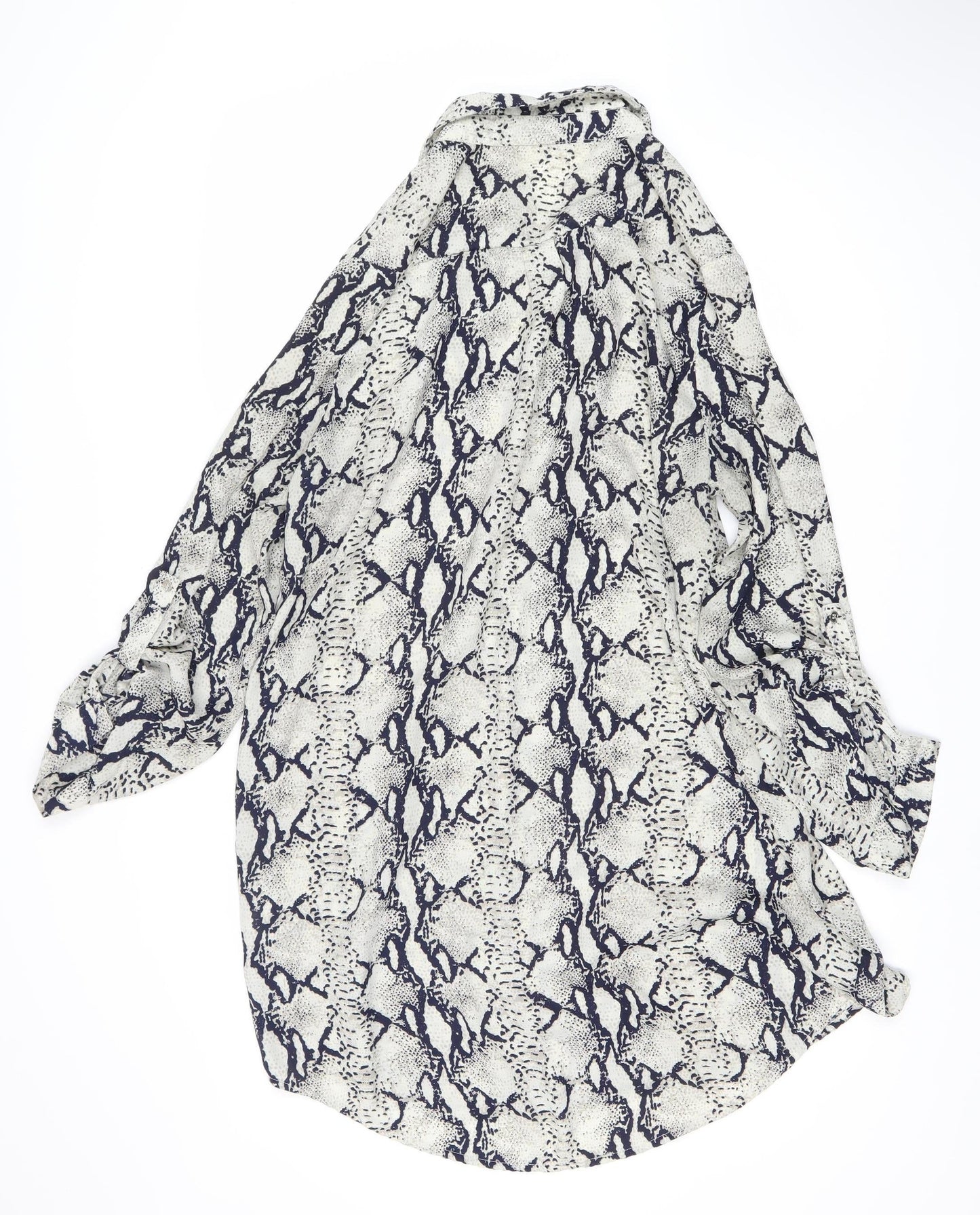 Quiz Women's Animal Print Shirt Dress, Size 14