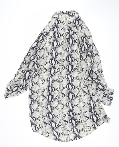 Quiz Women's Animal Print Shirt Dress, Size 14