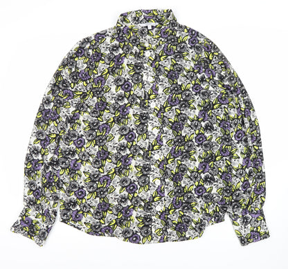 Womens UK Size 10 NEXT Multicoloured  Button-Up