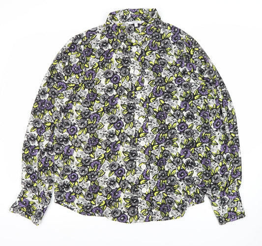 Womens UK Size 10 NEXT Multicoloured  Button-Up