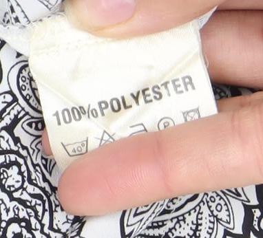 Jacques Vert Women’s Paisley Blouse, Ivory, Size 12