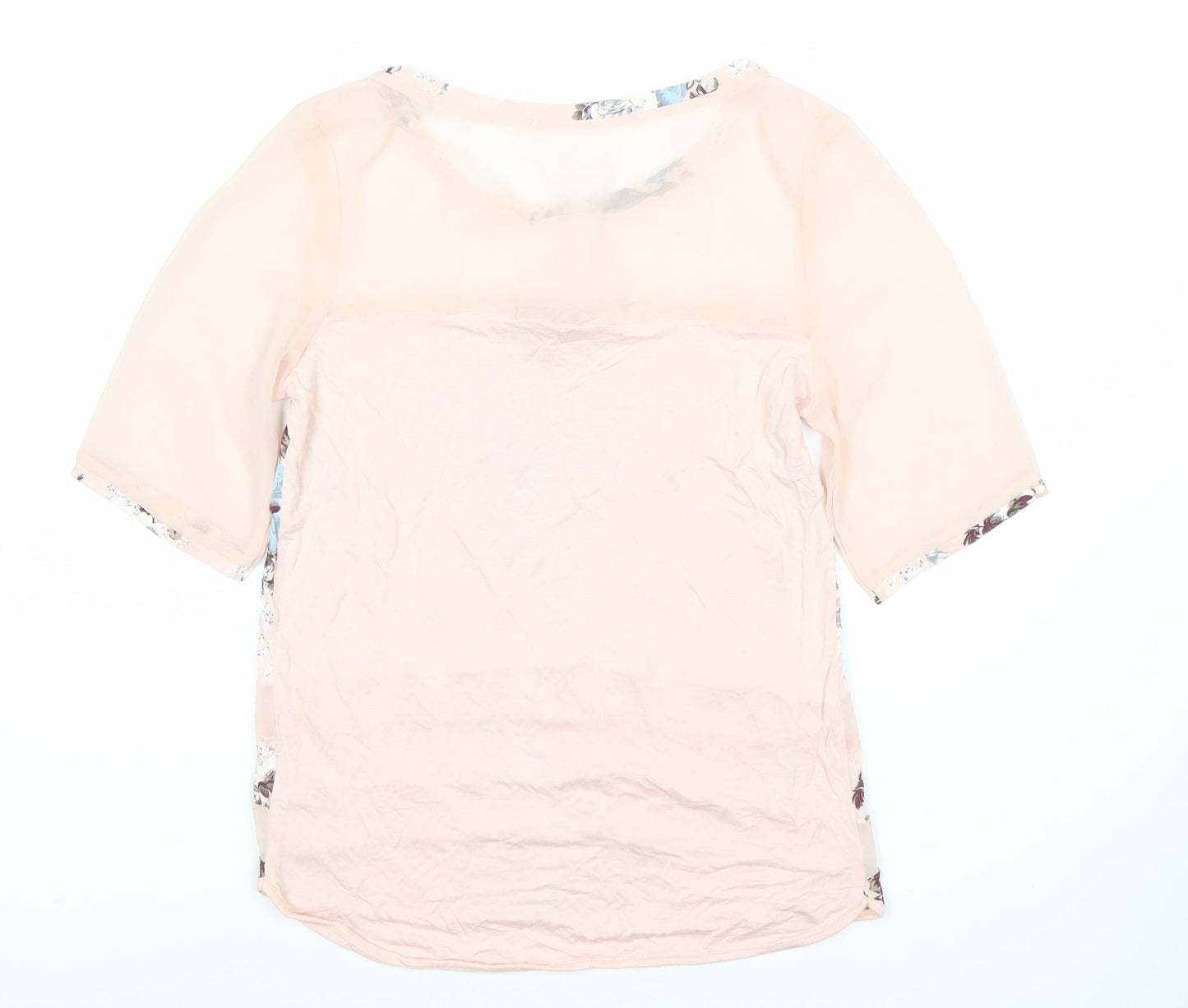 Womens UK Size 6 NEXT Pink Tunic Blouse