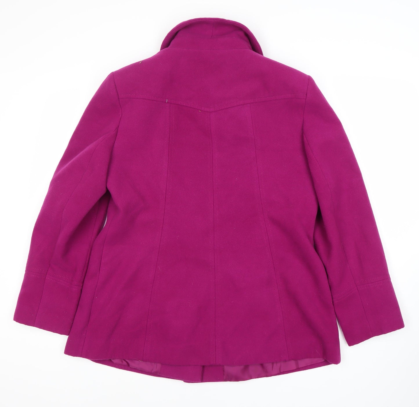 BN Collection Women's Pink Wool Blend Short Coat