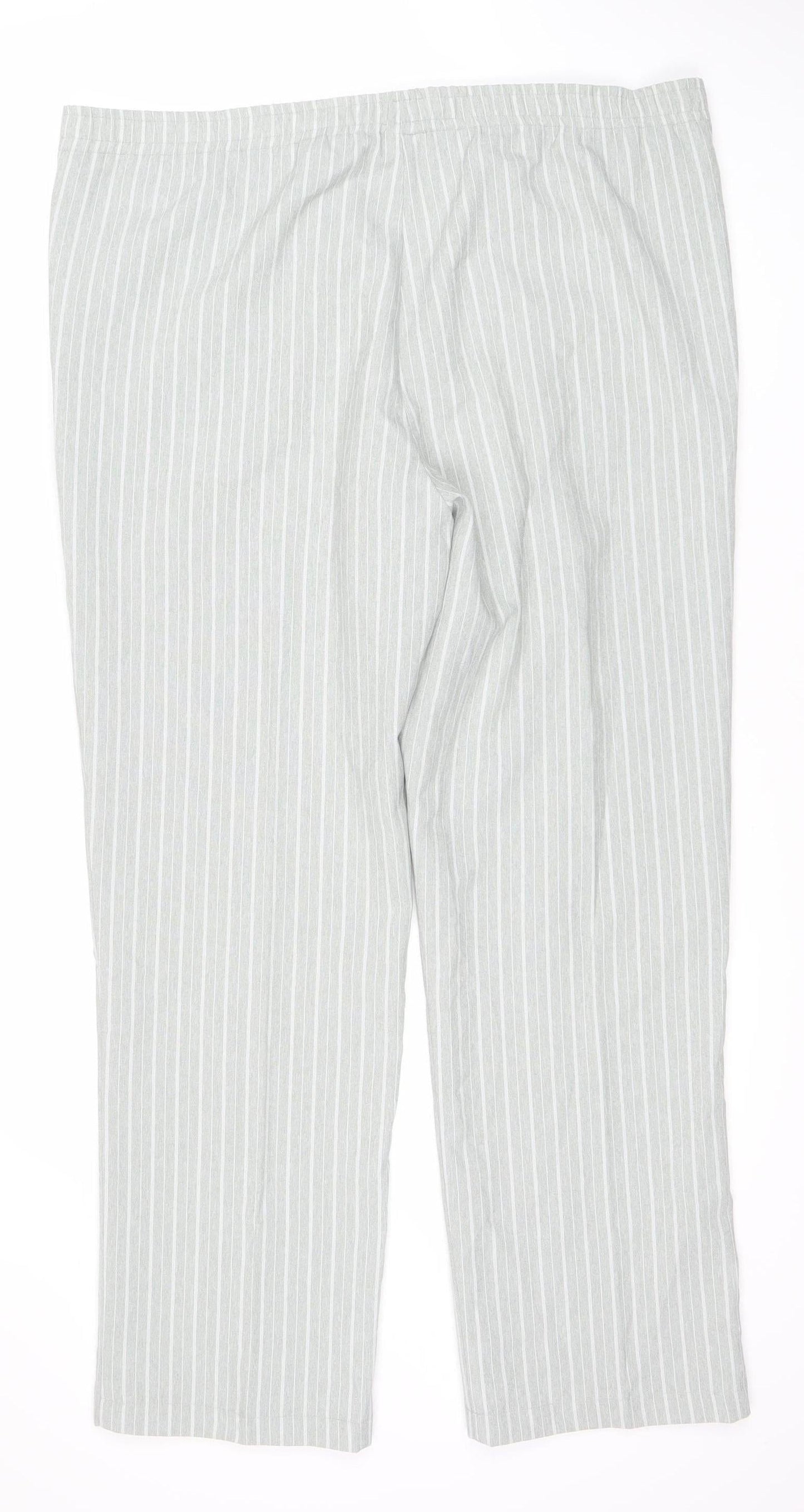 Womens UK Size 14 Damart Relaxed Fit Casual Grey Trousers