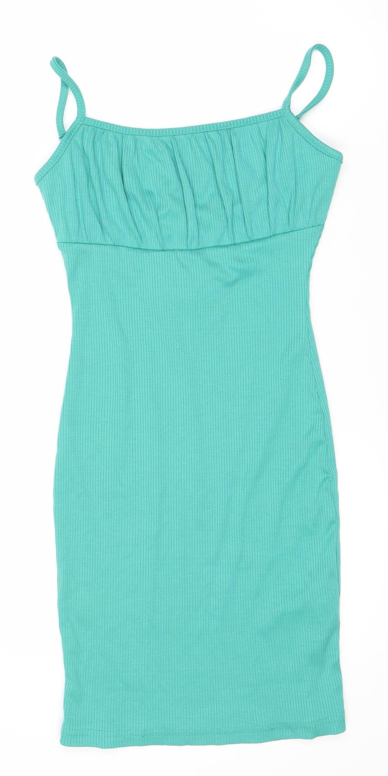 KAIIA Women's Green Size 8 Sleeveless Strappy Dress
