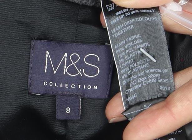 Marks and Spencer Women's Grey Blazer Size 8