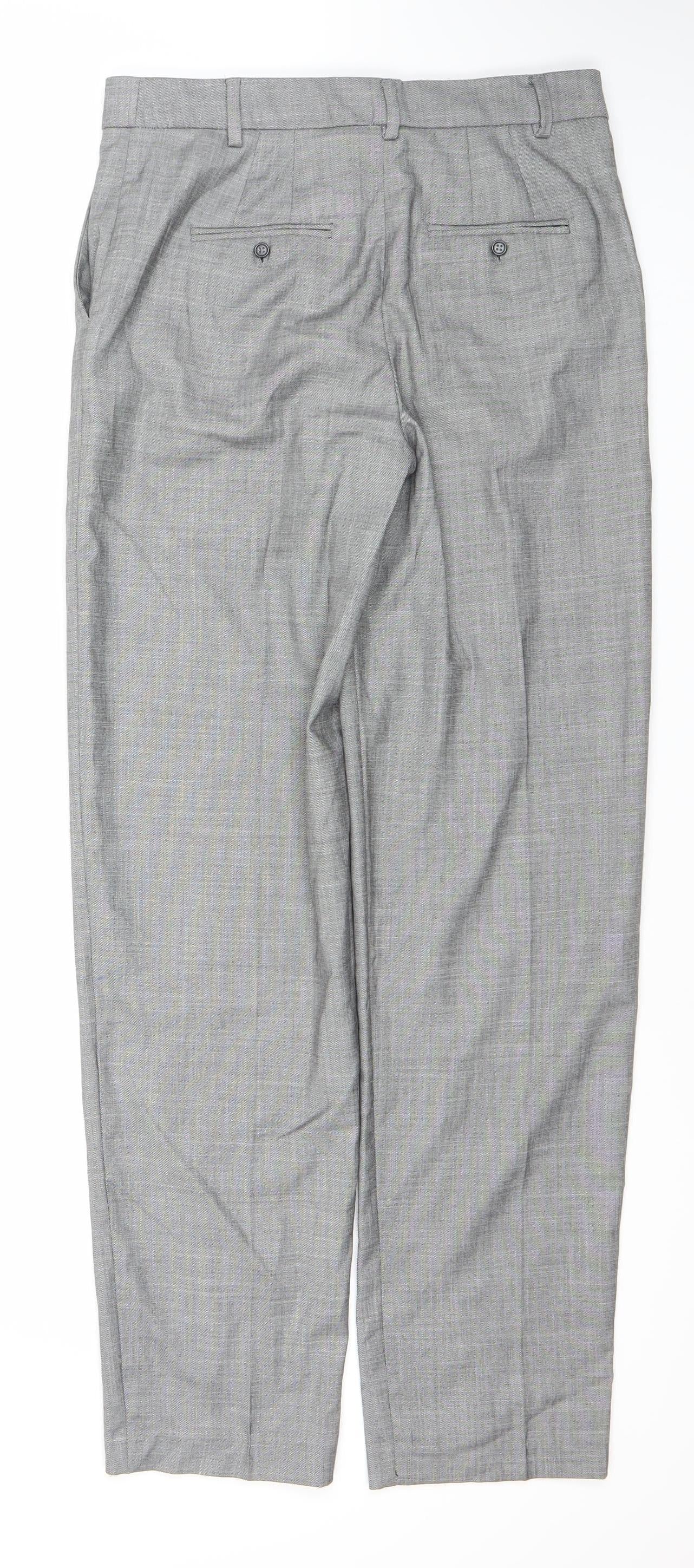 Womens UK Size 8 Marks and Spencer   Grey Trousers