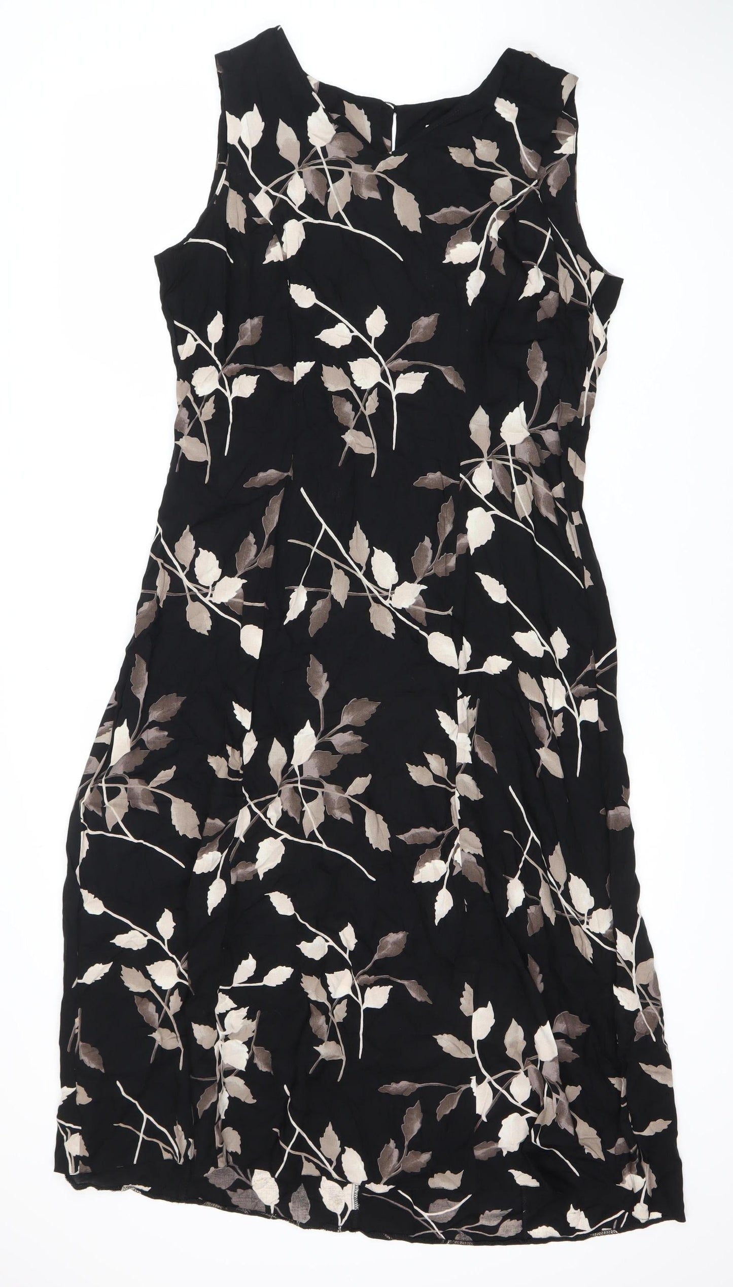 Modern Classics Women's Black Floral Dress Size 16