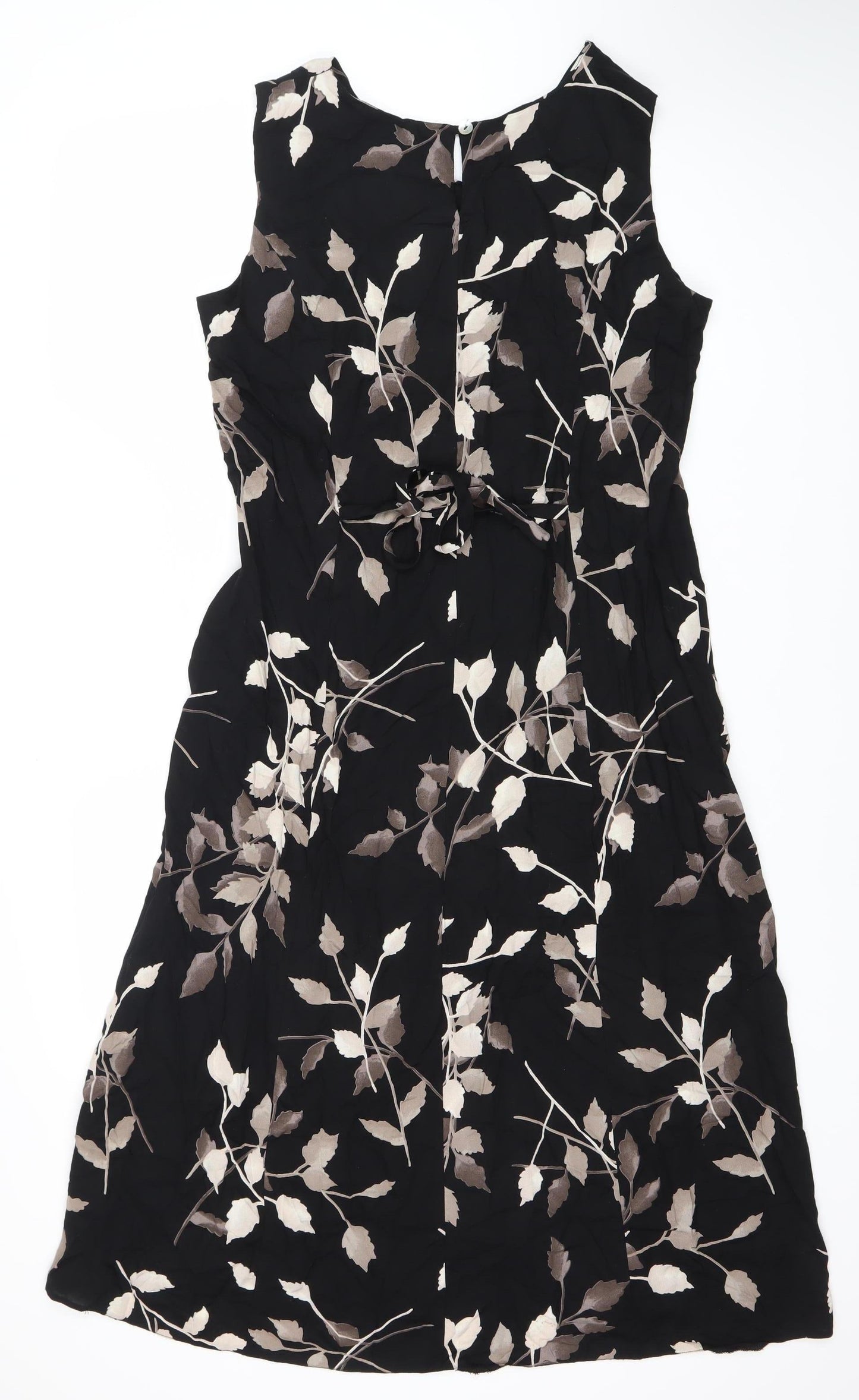 Modern Classics Women's Black Floral Dress Size 16