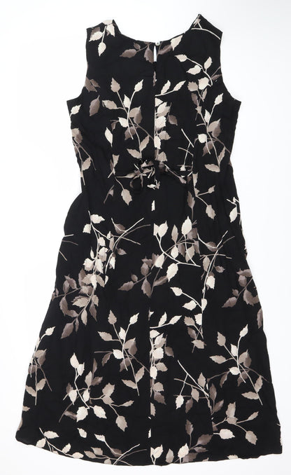 Modern Classics Women's Black Floral Dress Size 16