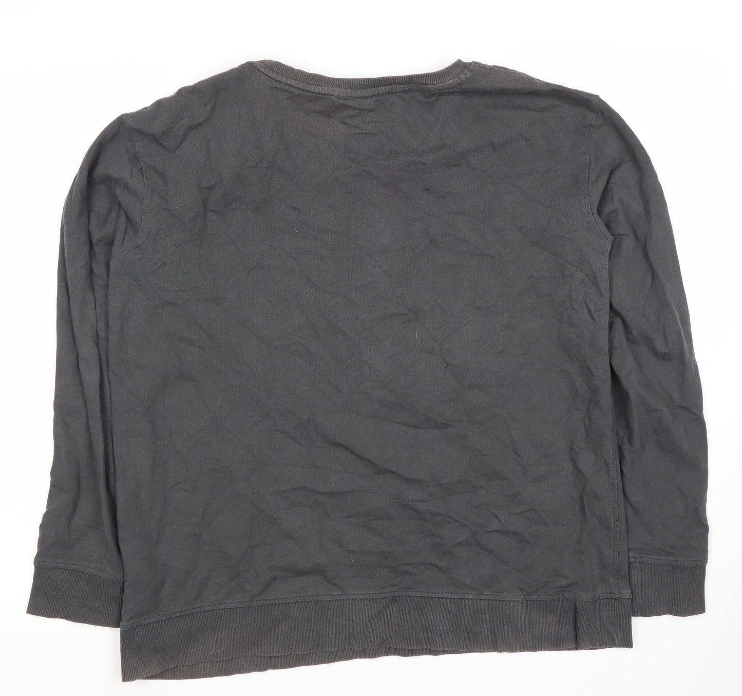 Only Women's Black M Pullover Sweatshirt, Beaded Accent